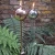 Import factory on sale garden decoration 300 400 500 800mm burning stainless steel hollow ball from China