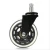 Import Factory price 2.5 inch furniture casters transparent PU wheels universal wheels boss chair casters furniture carts casters from China