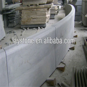 Factory price grey granite stone curved curbstone