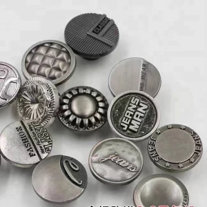 Factory Sale Denim Buttons Custom Metal Jean Buttons Metal Button for Jacket