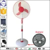Factory selling ac dc emergency solar rechargeable fan for Middle East marketing