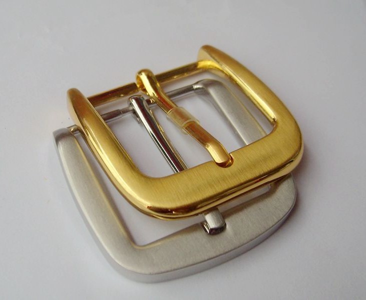 Factory unique silver gold fabric belt metal buckles shoes pin buckle for bag belts