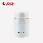 Factory Wholesale Easy To Hold Body With Foldable Spoon In The Lid And Sauce Bowl Thermos Food Flask
