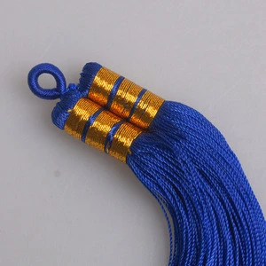 factory wholesale price excellent quality custom multiple colors 12cm nylon gift craft tassel fringe