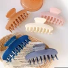Fancy Plain Decorative Large Plastic Solid Candy Color Hair Claw Clip Women Claw Hair Clips Hair Accessories Wholesale
