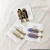 Import Fashion Gold Metal Seamless Hairgrip Colorful Tortoise Leopard Curl Clips Hair Pin Acetate Make Up Non Crease Hair Clip from China