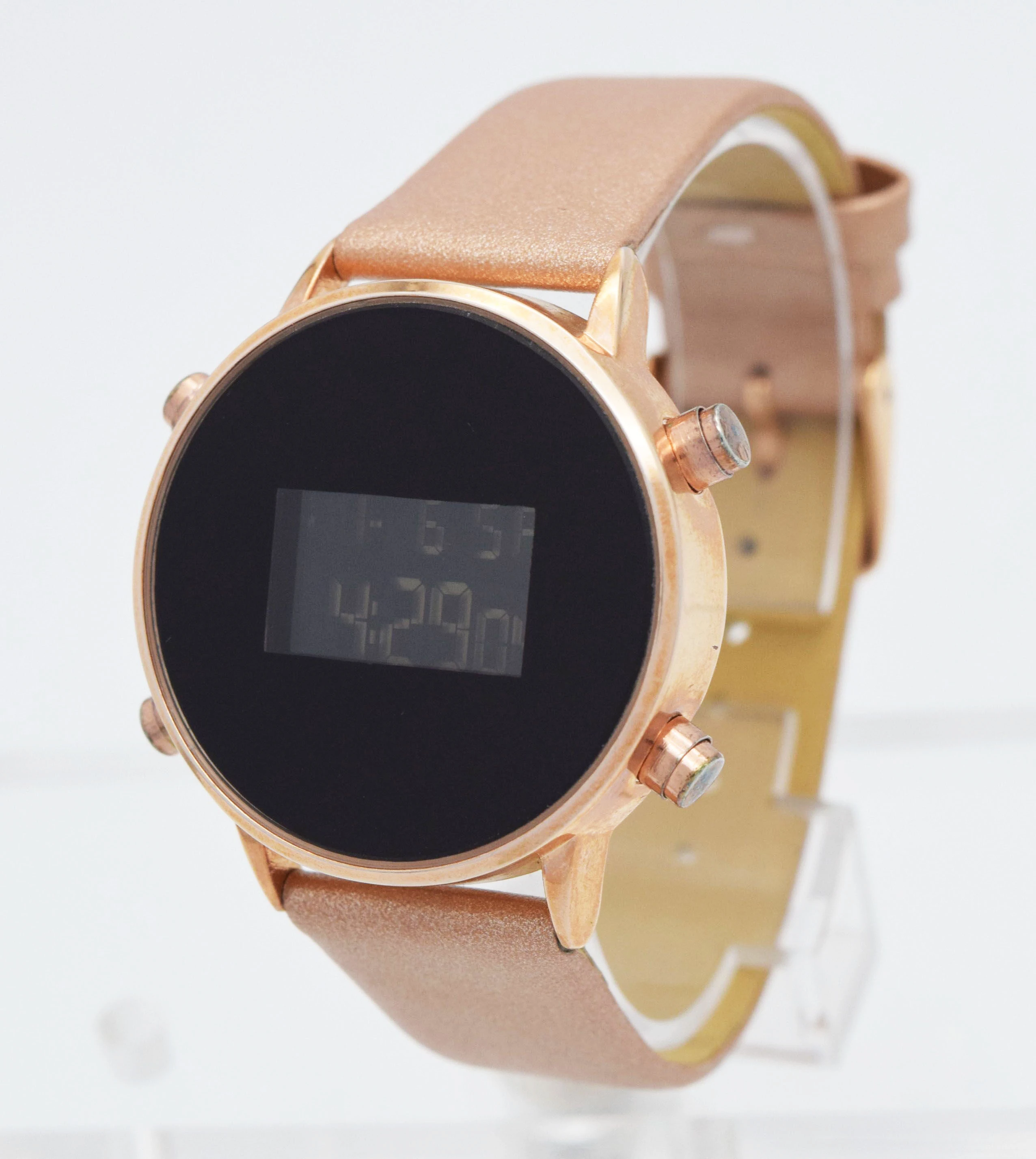 Fashion Sport Digital Watch Women With Glitter Leather Strap Brand Your Own Watches