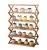 Import Fashionable and modern bamboo Folding shoe rack shoe store display racks from China
