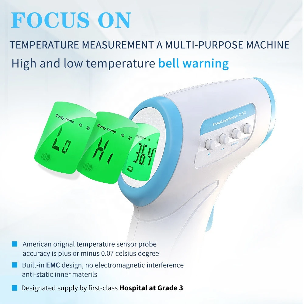 fast and accurate body thermometer infrared forehead digital thermometer infrared