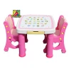 Feelbaby kid plastic study play table and chair set for kindergarten