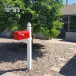 Fentech vinyl pvc plastic us mail box posts for home ,mailbox kits