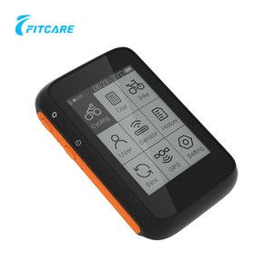 Fitcare New Anti-Glare Large Screen ANT+ GPS Bike Computer Bicycle Accessories for Outdoor Cycling Exercise