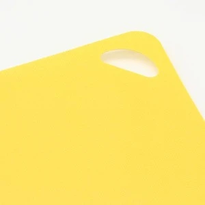 Flexible easy cleaning and storage colorful plastic PP cutting board for kitchen