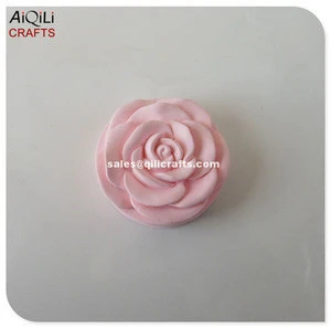 flower shape elegant pink rose plaster scented stone diffuser for home