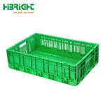 foldable folding stackable storage plastic crate