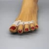 Foot care silicone gel orthotics four toes separator straightenerEnderezadora del separador de los cuatro dedos de las ortesis d