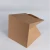 Import Free design eco friendly custom big square Brown bag square kraft carrier shopping paper bag from China