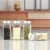 Import Free Sample Square Clear Salt and Pepper Shaker 100ml Glass Spice Jar 4oz from China