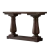 Import French style balustrade wood handcrafted console table from China