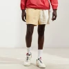 French Terry Cotton custom mens comfortable fit colorblock shorts
