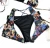 Import FS 2020 Dragon Print Bikini Set Women Ladies Swimsuits Swimwear 3 Piece Bathing Suits High Leg Warmers Halter Lace Up Wholesale from China