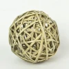 FSC BSCI natural material handmade weaving  willow gifts and crafts christmas tree decoration wicker ball