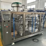 Full Automatic Linear Type Pre-Made Bag Pouch Packing Sealing Machine for Commodity Liquid Bottle Packaging