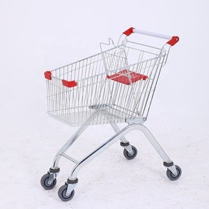Full extension basket shopping cart supermarket shopping trolleys carts