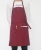 Import Full Length Polycotton White Bib Apron With Two Pockets from China