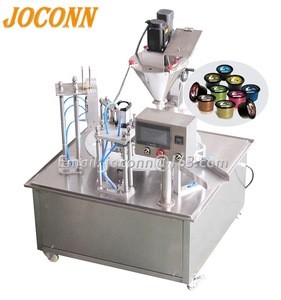 Fully Automatic Nespresso K cup Coffee Capsules Filling Sealing Machine/  Capsule coffee Filling Machine  nespresso