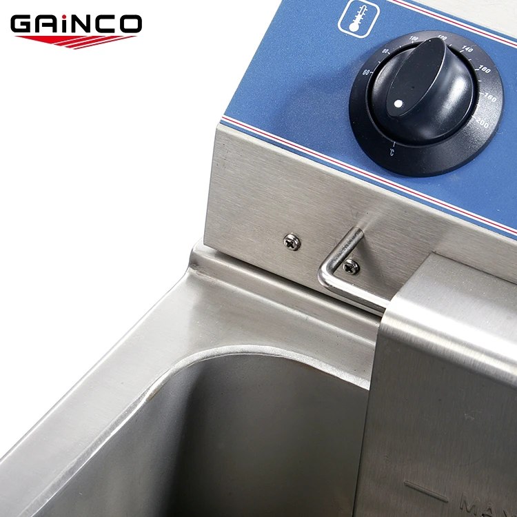 GAINCO double tank donut chicken fryer french frying machine commercial electric deep fryers