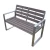 Import Garden Aluminum WPC Patio Chairs Outdoor Composite Furniture from China
