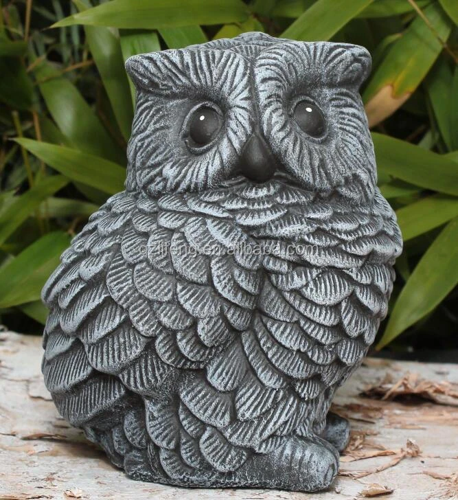 Garden animal ornament resin owl figurine statue decoration