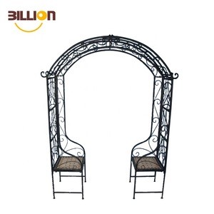 Garden Metal Arch With Two Seater ,Trellis Arch For Weddings