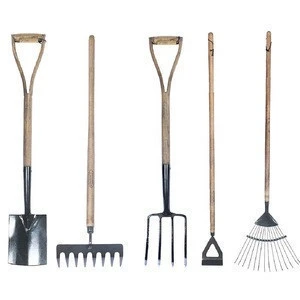 Garden tools natural wooden handles for rake make in China