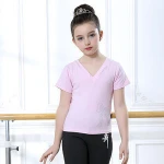girls dancewear shirt and pants gymnastics leotard