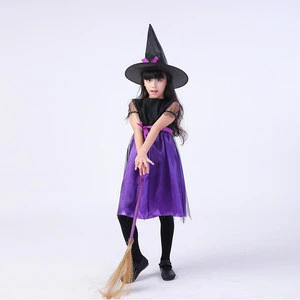 Girls Halloween costumes cosplay witches dance costumes