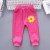 Import Girls Winter Spring cotton smiling sunflower sweat suit 3 pieces baby kids clothing children clothes set newborn wholesale from China