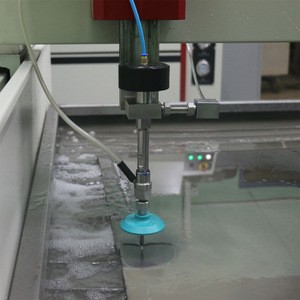 Glass block production line waterjet cutting machine glass cutting