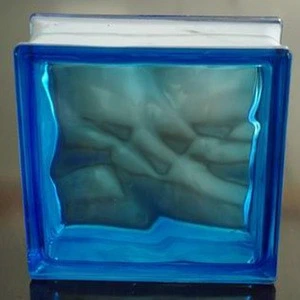 glass brick Qingdao Rocky high quality low price 190*190*80mm clear and colored hollow glass brick