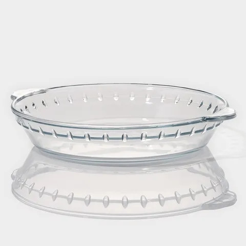 Buy Glass Pie Pans Glass Pie Baking Dishes For Oven, Glass Pie Plate ...