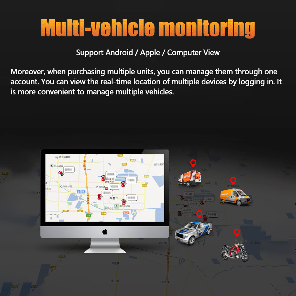 Buy Global Smallest Multiple Vehicle Tracker Bike 4g Sos Oem Car Gps ...