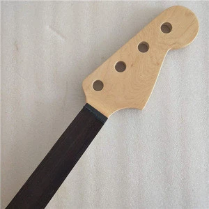 Gloss Fretless Canadian maple 20 fret PB bass neck part rosewood fingerboard 4 string Electric guitar  neck replacement