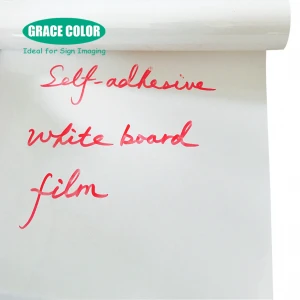 Glossy Whiteboard Film Vinyl Roll Sticker Wallpaper Self Adhesive Clear Custom Dry Erase Boards Writable Whiteboard Magnet