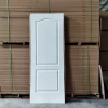 GO-K10 white primer wood grain door leaf mdf frameless office wood doors solid core wood door