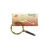 Import Gold-bordered Wood-like handle Plastic magnifying glass for teaching from China