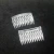 Import gold, silver, black Color and Metal Material Teeth Metal Hair Comb from China