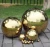 Import Golden Color Hollow Stainless Steel Ball 25mm-500mm High Polished Garden Stainless Steel Spheres from China