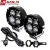 Import Goldrunway 42w hi/low Fully adjustable beam dimmer switch 3 strobe led motorcycle lights set from China
