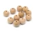 Import Good Maple Material Unfinished Natural Round Wooden Beads from China